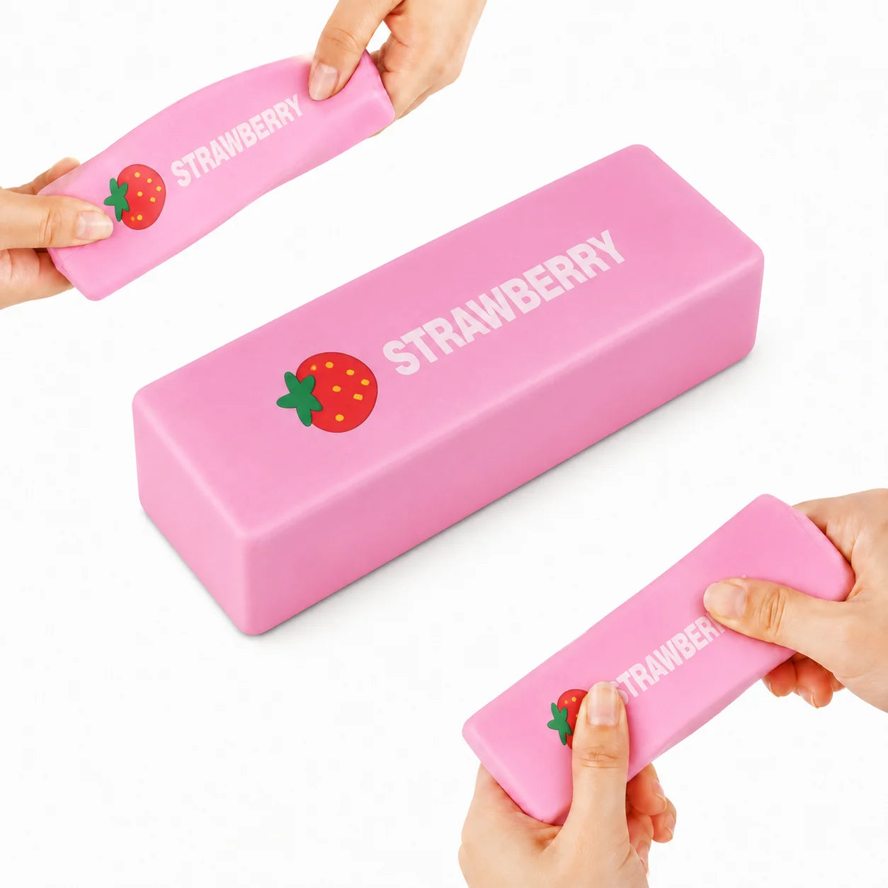 Squishy Butter Stick Fidget Toy Cheese Shape Sensory Stress Relief Toy Soft Elastic Squeeze Toy Fun Decompression Anxiety Relief