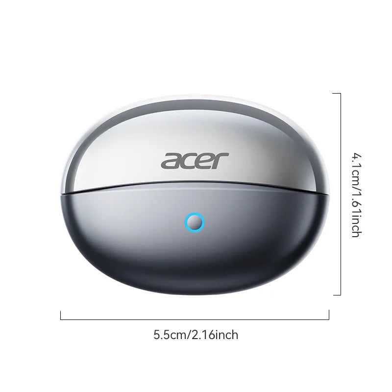 Acer Ohr799 Wireless Bluetooth Sleep Headphones with In-Ear Design, Noise Reduction for Calls, Comfortable to Wear, No Pressure on the Ears When Sleeping on the Side, Stereo Sound Effect, Mini, Compact and Portable
