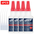 50g Oil Based Welding Grade Super Glue Fast Forming Fine Tip Design Accurate Dispensing No Spill Waterproof Shockproof High & Low Temp Resistant Industrial Adhesive Eu Stock