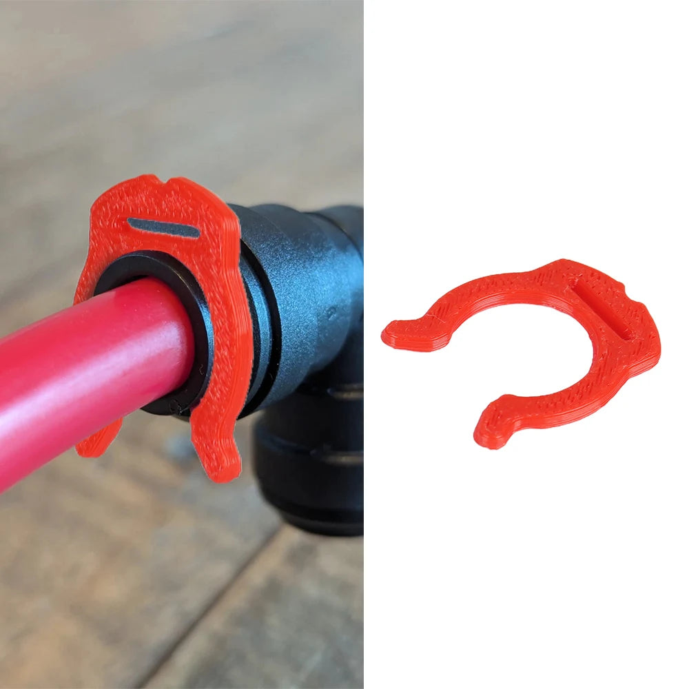 10pcs 12mm RV Red Locking Collet Clips for John Guest JG Push Fit Water Fitting Campe Camper Caravan Motorhome Accessories