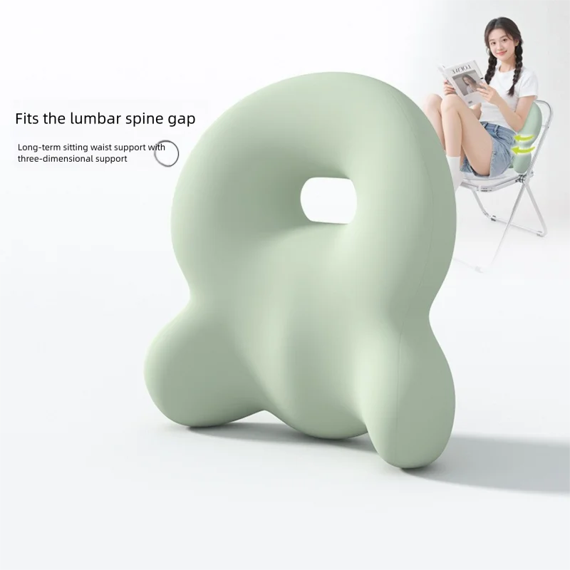 Waist Back Cushion Essential For Long-Term Sitting Support Cushion Ergonomic Support Memory Back Cushion Car Seat Relieve Back