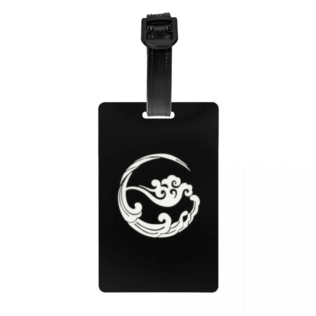 Custom Mo Dao Zu Shi Gusu Lan Logo Luggage Tag The Untamed TV Show Travel Bag Suitcase Privacy Cover ID Label