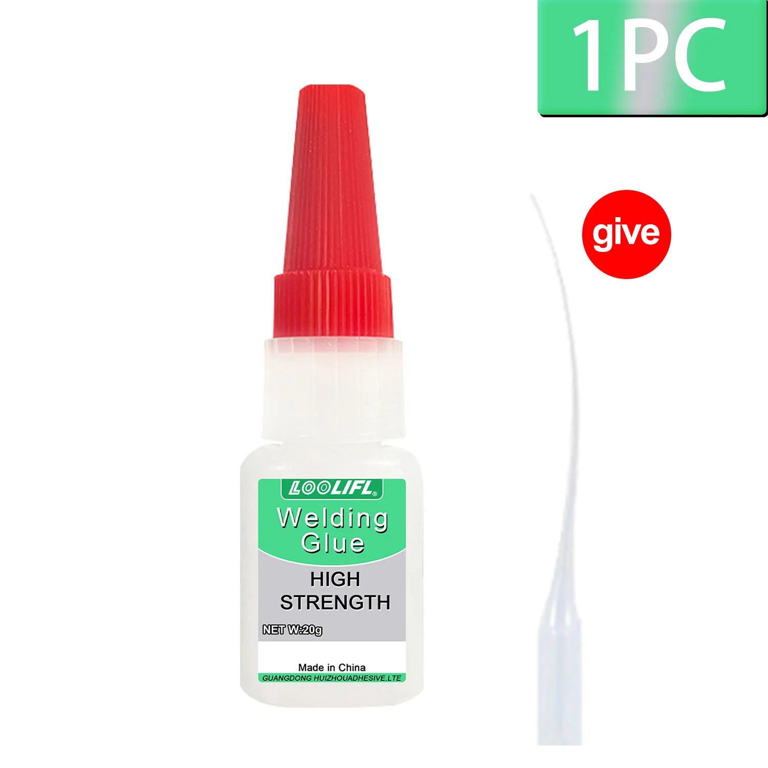 LOOLIFL Super glue 8PCS Welding High Strength Oily Glue Universal Superglue Mighty Instant Glue for DIY Ceramic Metal Glass 20g