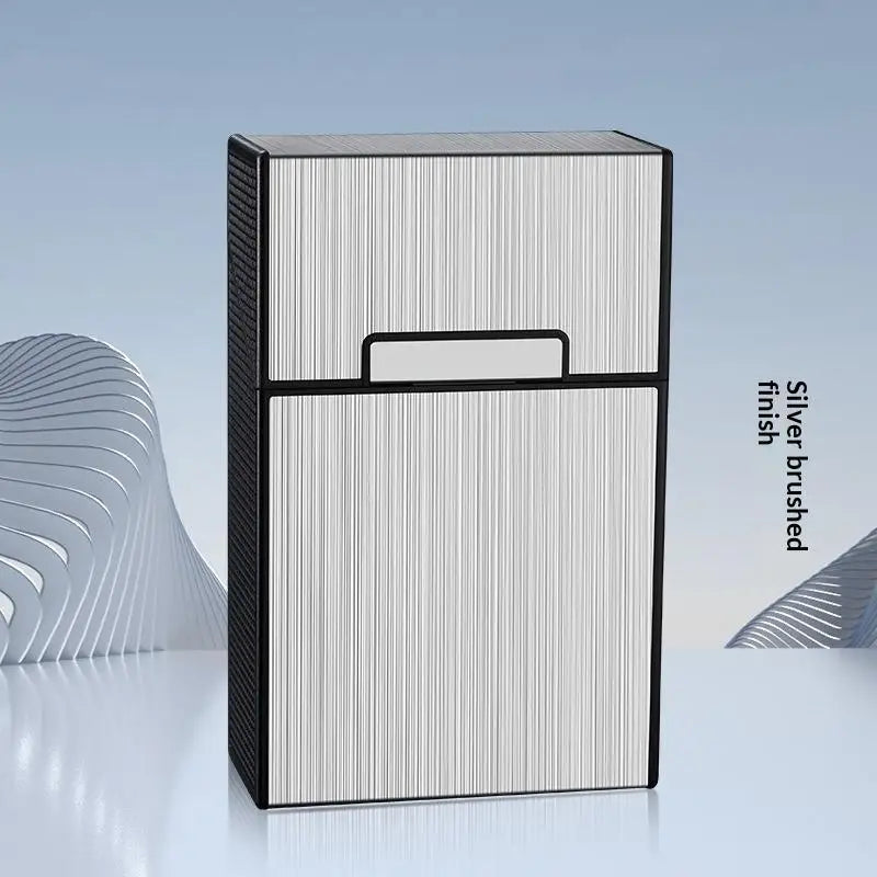 daily1PC Metal Cigarette Case 20 Cigarette Capacity Crush Proof For Daily Commute Outdoor Use Portable cigarette box