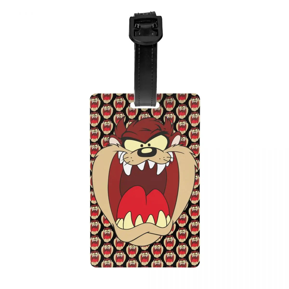 Custom Cartoon Anime Taz Tasmanians Devils Luggage Tag Travel Bag Suitcase Privacy Cover ID Label