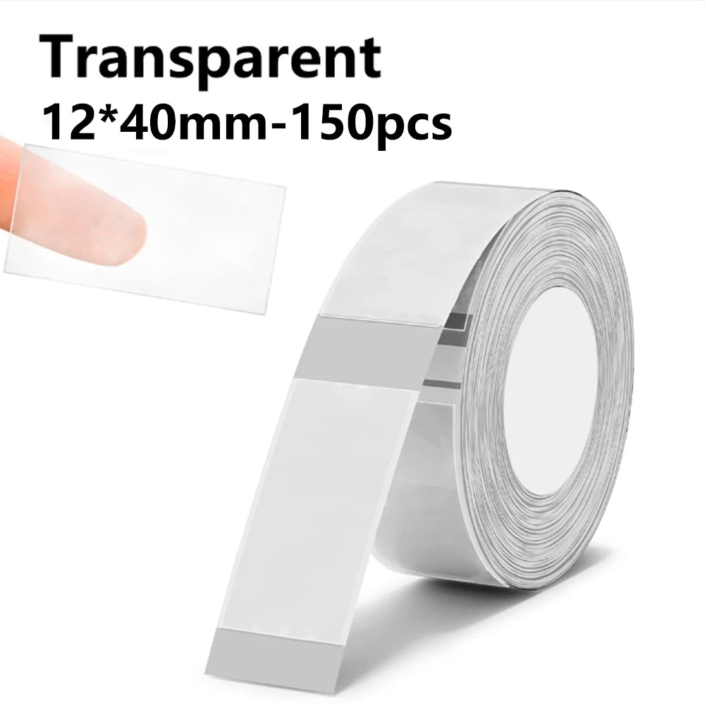 Marklife P15 Thermal Label Sticker Label Paper Tape For Mini Thermal Printer White Color Self-adhesive Paper For P12 Q30 Printer