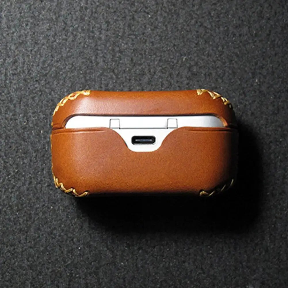 Leather Case Cover For Technics EAH - AZ100 Protective Cover Anti-drop Anti-scratch And Dust-proof Bluetooth Earphone Case