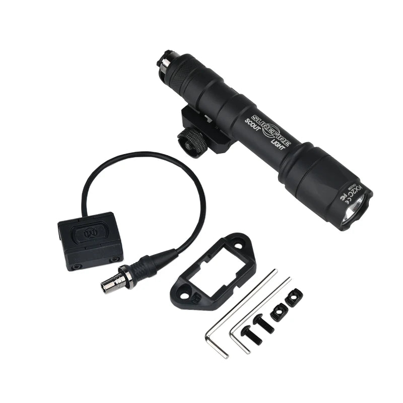 Surefire Tactical M600 M300 Airsoft Flashlight Scout Light Modbutton Lite Switch MLok Keymod Lamp LED Outdoor game Toy lamp