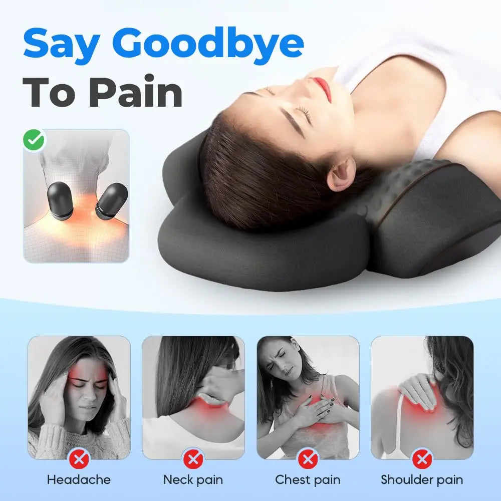 Callixethera Pillow Massage Neck Hump, Callixethera 3-in-1 Neck Massage Pillow, Heated Massage Neck Pillow, Memory Foam Pillows