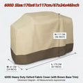 600D Outdoor BBQ Grill Cover Charcoal Gas Grills Waterproof Rip-Proof Weather-Resistant Anti-UV Heavy-duty Barbecue Oven Cover
