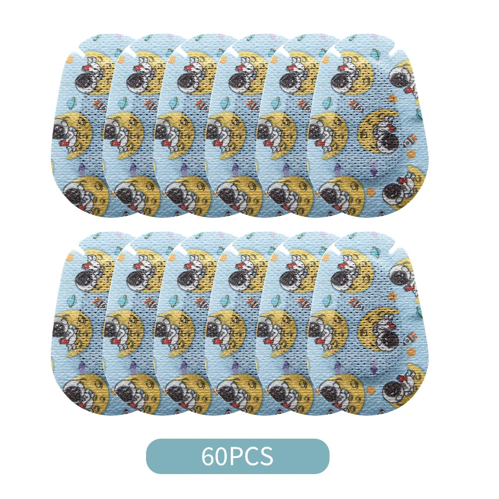 20/60Pcs Breathable Amblyopia Eye Patch Band Aid Cartoon Kids Disposable Medical Sterile Eye Pad Adhesive Bandages First Aid Kit