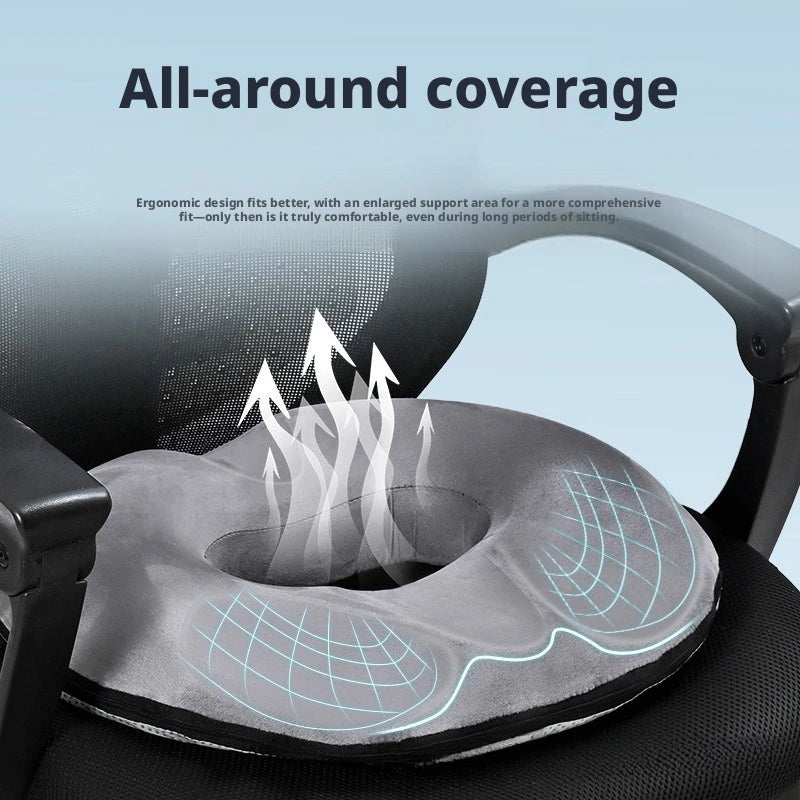 1PC Orthopedic Memory Foam Donut Seat Cushion, Coccyx Tailbone Pain Relief Pad, Hemorrhoid Cushion for Pregnant Women Office Car