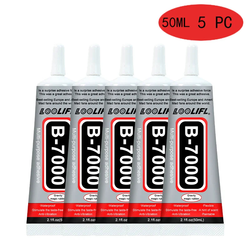 B7000 adhesive rhinestone glue, epoxy resin glue, suitable for crafts, DIY crafts, cosmetics, shoes, jewelry, nail art