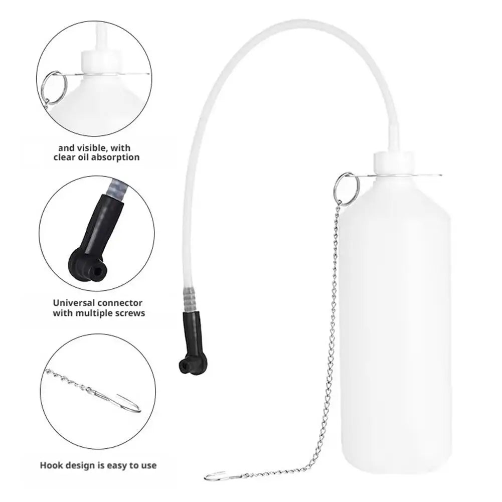 Auto Brake Fluid Extractor Universal 1L Brake System Bleeding Tool Brake Fluid Bleeder Fluid Bleeder Bottle