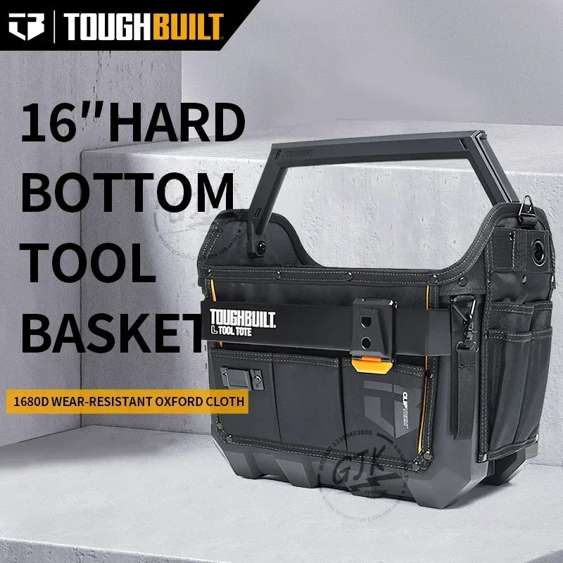 ToughBuilt TB-CT-82-16 Large Hard Body Tool Tote 400m / 16" Basket Storage Portable Suitcases