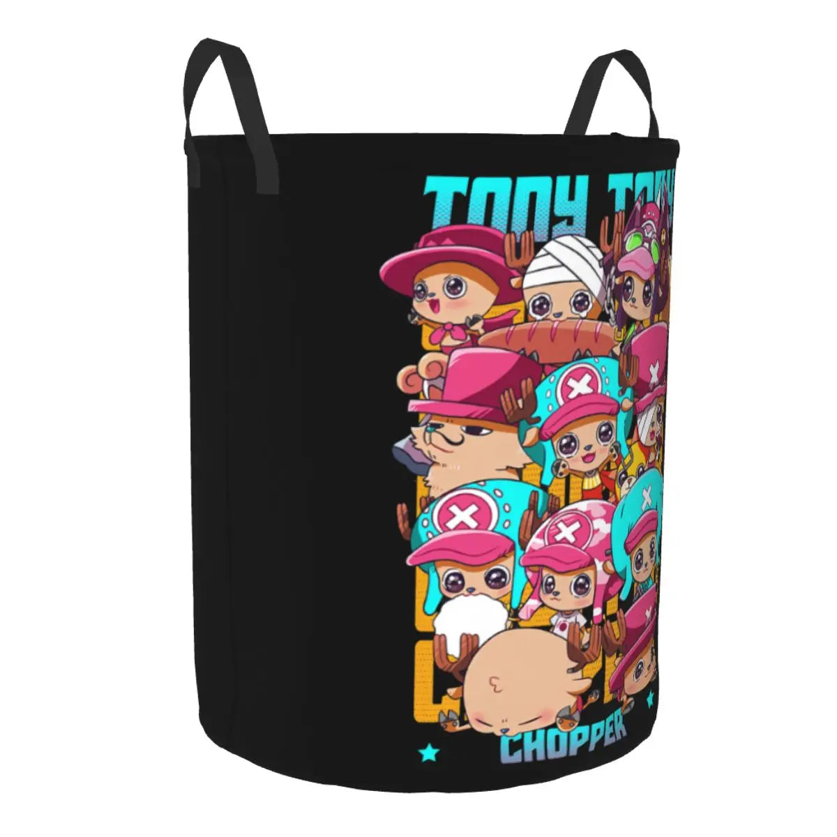 One Piece Tony Tony Chopper Laundry Basket Collapsible Anime Clothing Hamper Bathroom Organizer Storage Bins