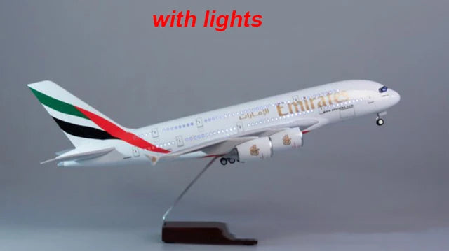 New Emirates A380 Model Plane 1/160 Scale 18 inchs Large Die-cast airplane Toy Collected Gift By Aviation
