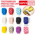 Toothbrush Head Cover, Toothbrush Protector Cap, Dustproof Ventilated Toothbrush Case, Travel Toothbrush Head Holder, Bathroom