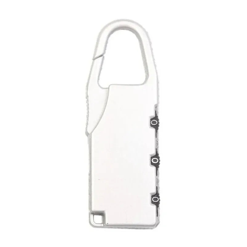 1Pc Zinc Alloy Mini Password Padlock Anti-theft Compact Small Combination Lock for Travel Luggage Camera Bag Backpack Security