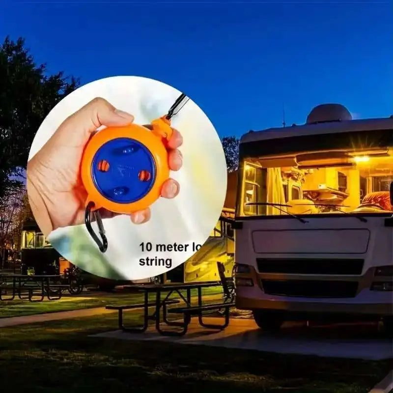 10M/32.8ft Retractable Clothesline Portable Travel Clothing Laundry Rope Camping Household Accessories for Hanging Quilt Blanket
