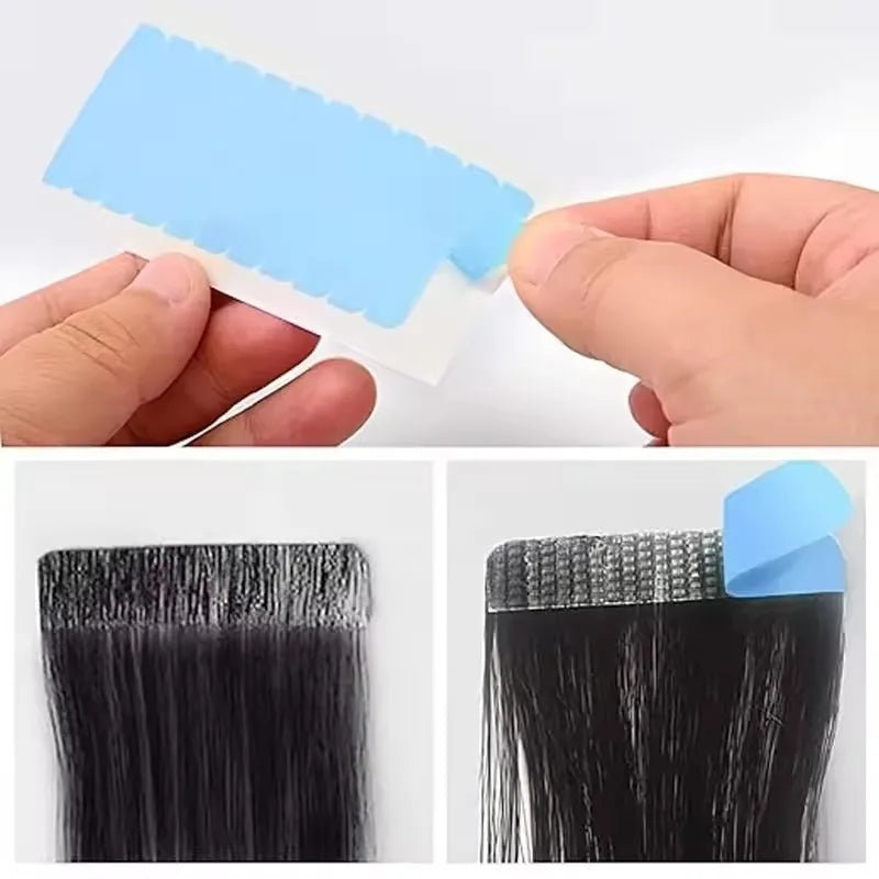 Double Sided Replacement Tape for Hair Extensions or Lace Front Wigs 5 /10/15Sheets 60/120/240 pcs Hair Extensions Adhesive Tape