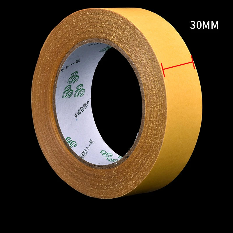 YX Double-sided Fiberglass Grid Sticky Adhesive Fiber Transparent Mesh Tape Strong Waterproof Tape Thick 20 Meter