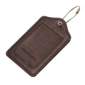 Anti Loss Wire Rope Loop Leather Luggage Tags Privacy Protection Cover Versatile Baggage Tag Waterproof Boarding Pass