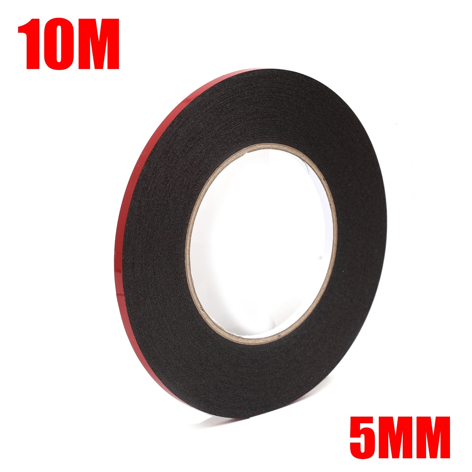 5/10/15/20MM Double-Sided Black PE Tape Red Film Foam Sponge Strong Adhesive Wall Mounting Tapes Traceless Sticker Length 10M
