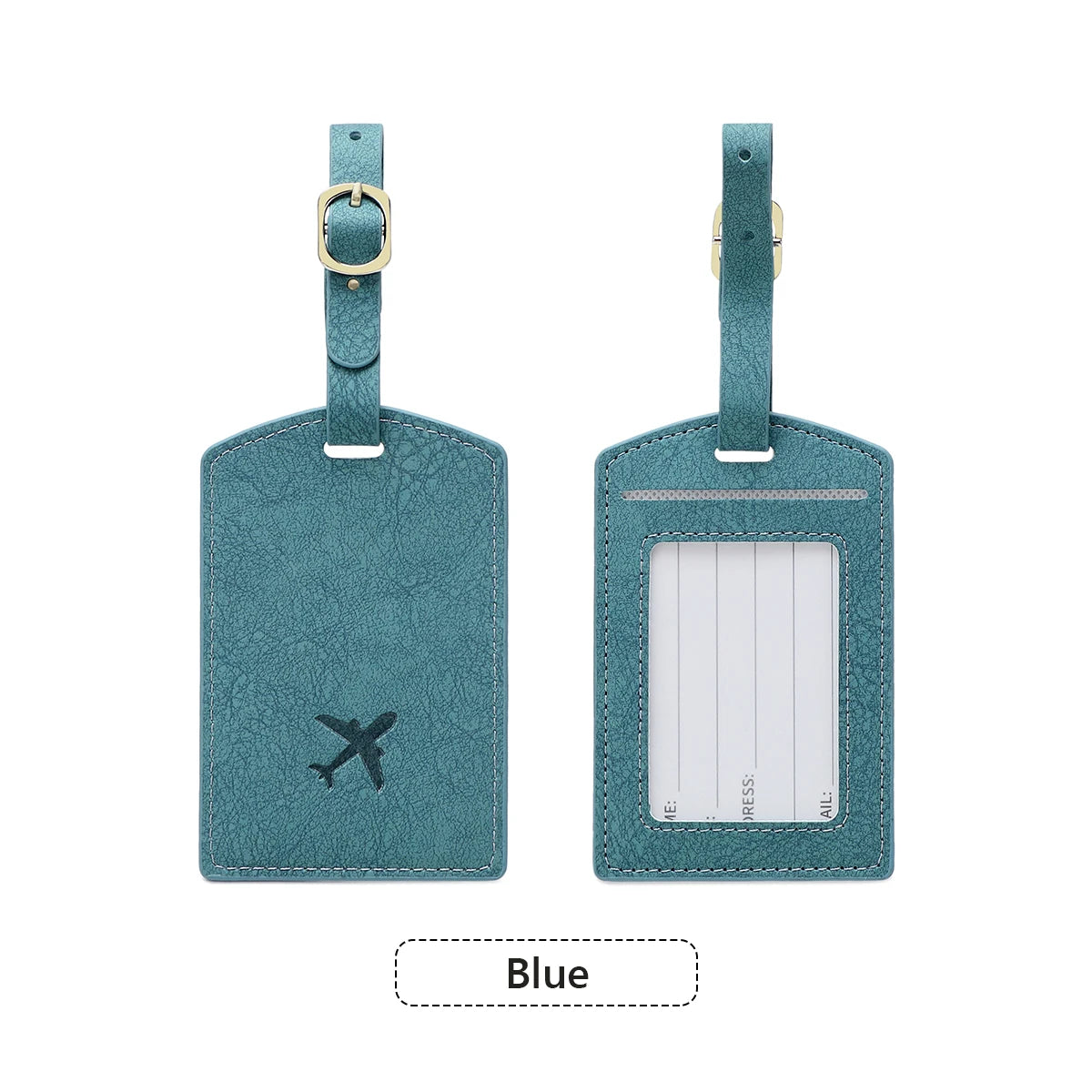 Fashionable New PU Luggage Tag, Boarding Pass for Overseas Travel, Luggage Tag, Anti-Loss Name Card, Luggage Tag