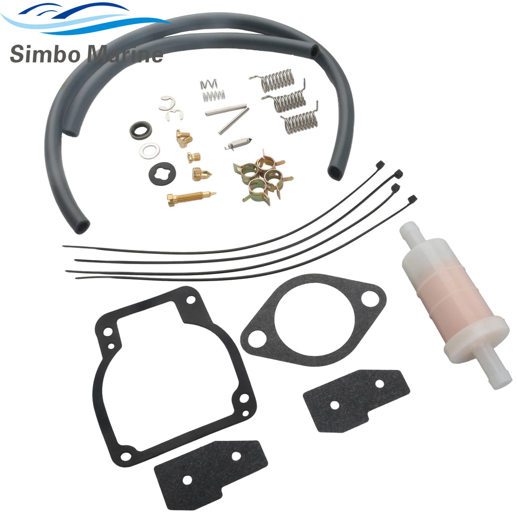 3 Pcs 1395-8236354 Carburetor Repair Kit for Mercury Mariner Outboard Engines 1395-8236353 1395-8236352 18-7750-1