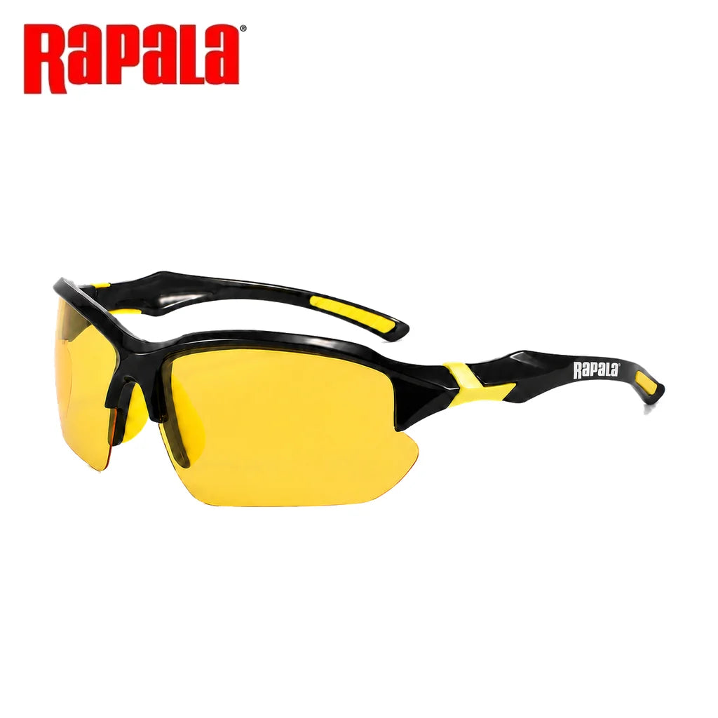 Outdoor Rapala Polarized Fishing Glasses UV400 for Fishing Riding Running Driving with Secure Fit Frame and Storage Case