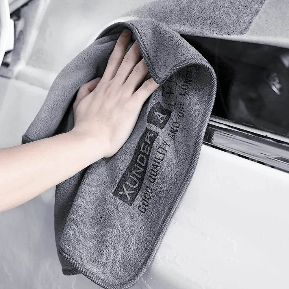 1/3/5PC High-end Microfiber Car Washing Towel Auto Cleaning  Hemming Car Care Detailing Cloth Water Absorption Car Rag