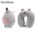 Cute Bedding Changable Cartoon Multifunctional U Shaped Travel Pillow Penguin Whale Protection Neck Fluffy Pillows