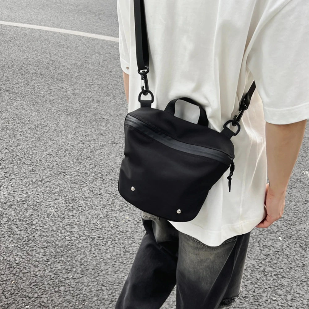 Japan and South Korea Bag Trendy Nylon Phone Bag Waterproof Shoulder Bag Casual Student Crossbody Bag Satchel Women Bag