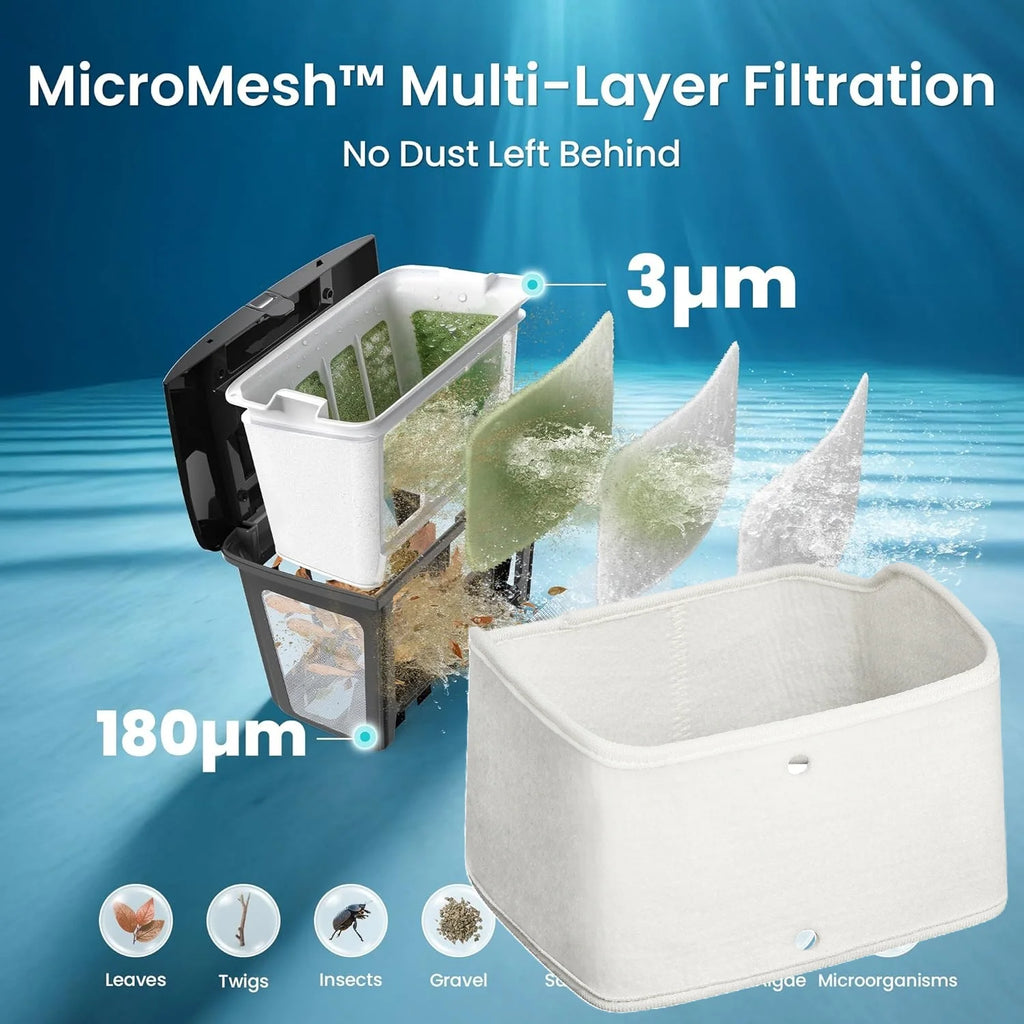 Scuba V3 Ultra-Fine Filter Cloth Replacement for Aiper Scuba V3 / Scuba S3 / Scuba N3 Robotic Pool Cleaner