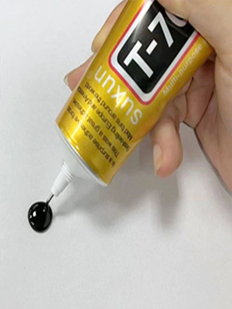 15ML 25ML 50ML 110ML T7000 Black  Repair Adhesive Universal Glass Plastic DIY Glue Glue Mobile Phone Screen Superglue Glue Tools