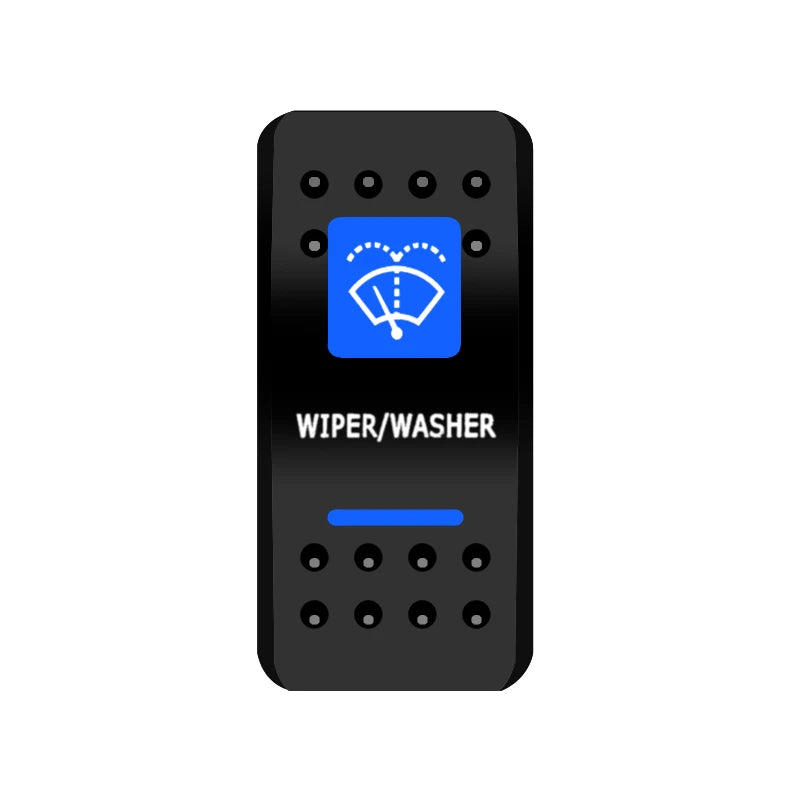 BANDC Rocker Switch Cover (No Switch) Anchor Bilge Pump Labels Cap for Car RV Marine Dash Panel Boat Accessories Carling Switch