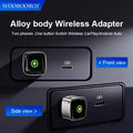 WOOBOOBOX 2026 Alloy Body Wireless Adapter CarPlay Android Auto Remember Two Phones For Car With Wired CarPlay