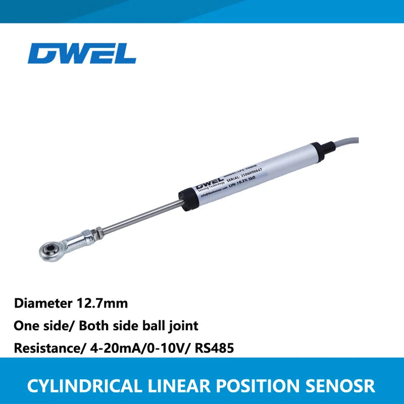 DWEL LPZ SERIES CYLINDRICAL DISPLACEMENT TRANSDUCER POSITION SENSOR KPM PZ-12 REPLACEMENT