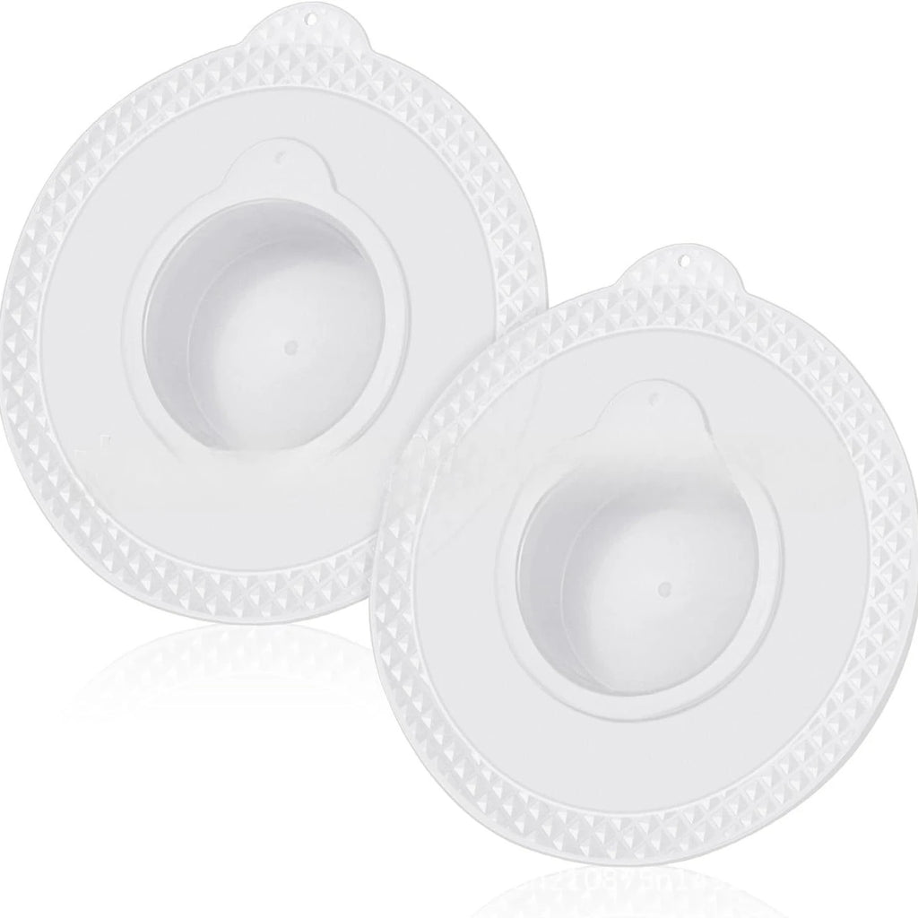 2PC Mixer Bowl Cove Plastic Prevent Spilling Ingredients Secure Mixer Bowl Lid for KitchenAid 4.5-5 Qt Tilt-Head Stand Mixers