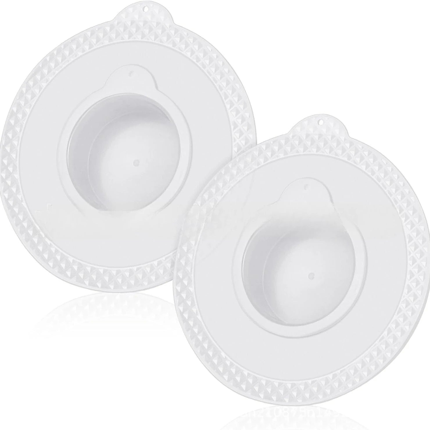 2PC Mixer Bowl Cove Plastic Prevent Spilling Ingredients Secure Mixer Bowl Lid for KitchenAid 4.5-5 Qt Tilt-Head Stand Mixers