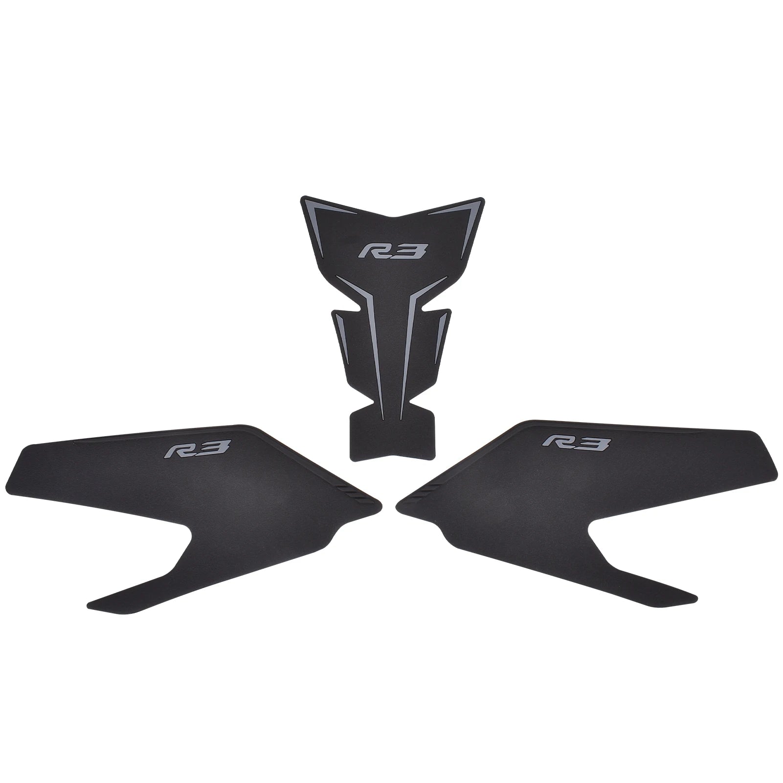 For YAMAHA YZF R3 YZF-R3 2019-2025 2023 Tank Pad Motorcycle Side Grips Gas Fuel Oil Kit Knee Stickers Decals Protector Sticker
