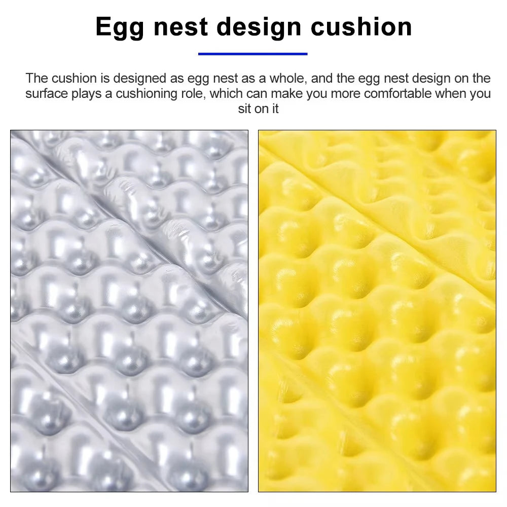 Portable Seat Cushion Outdoor Foldable Mat Waterproof XPE Foam Sitting Picnic Camping Sitting Pad Cushion Travel Hiking Camp Mat
