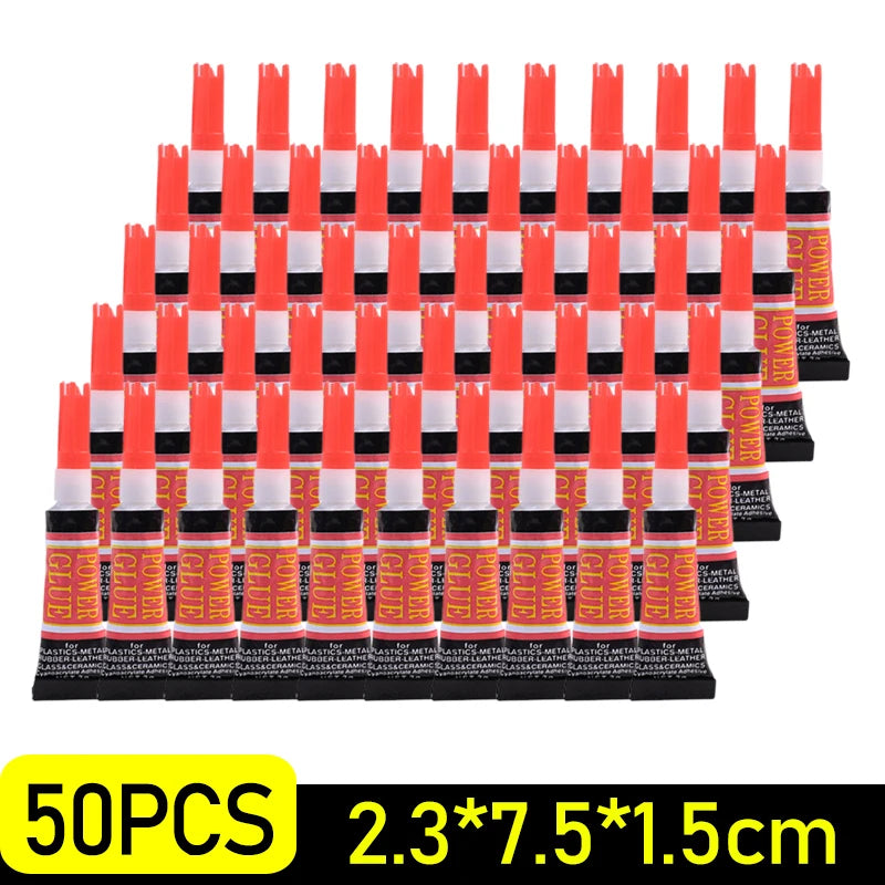 5-100PCS Liquid Super Glue Wood Rubber Metal Glass Cyanoacrylate Adhesive Stationery Nail Gel 502 Instant Strong Bond Leather