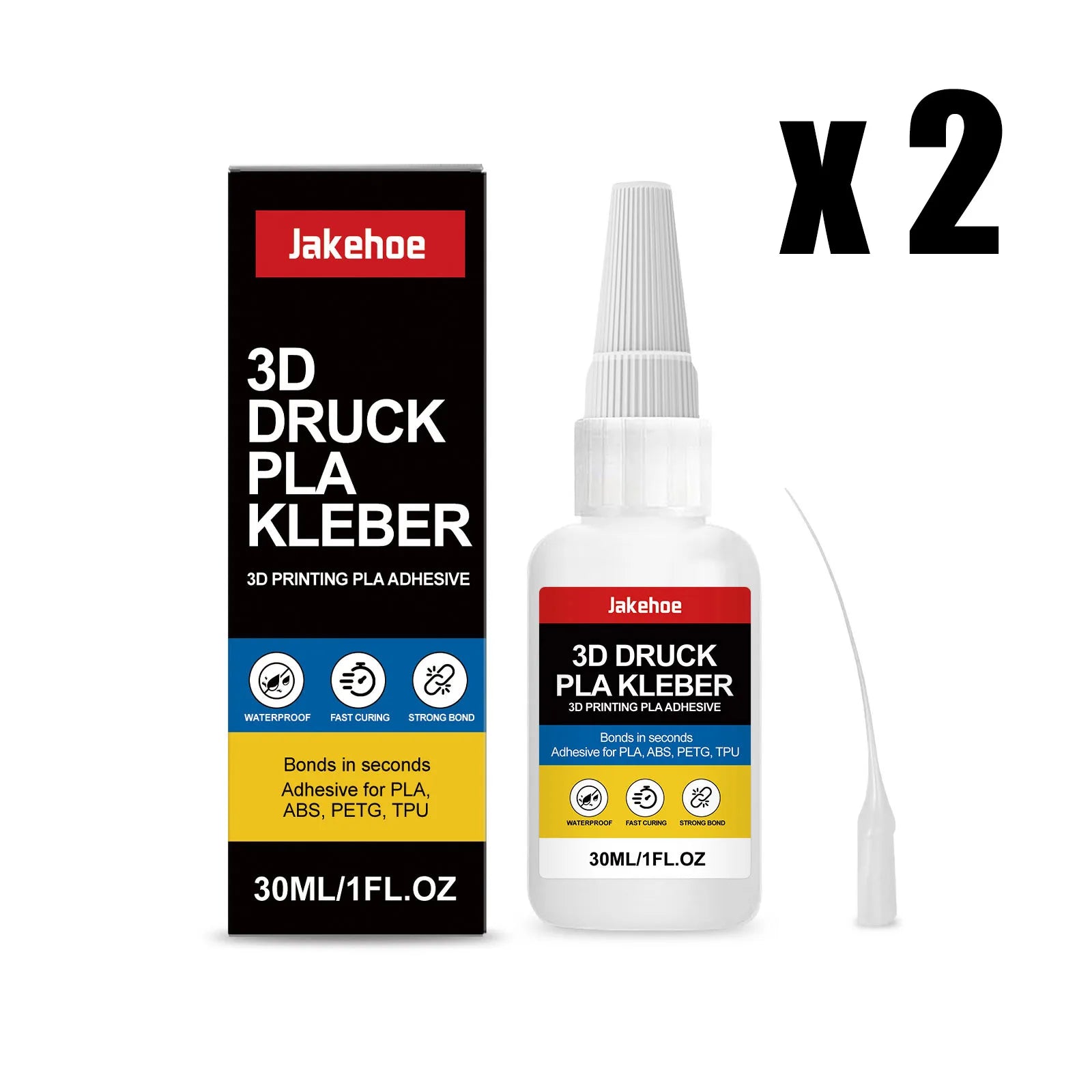 3D Printing Assembly Glue Low Odor Easy Apply Strong Bond Multi Material PLA ABS PETG Resin Model Craft Repair Adhesive