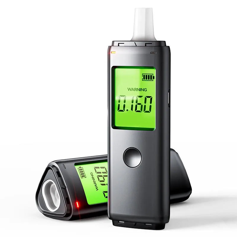 Professional Alcohol Detector Breath Alcohol Tester Digital Display Breathalyzer Rechargeable Alcotester Drunk Driving Test