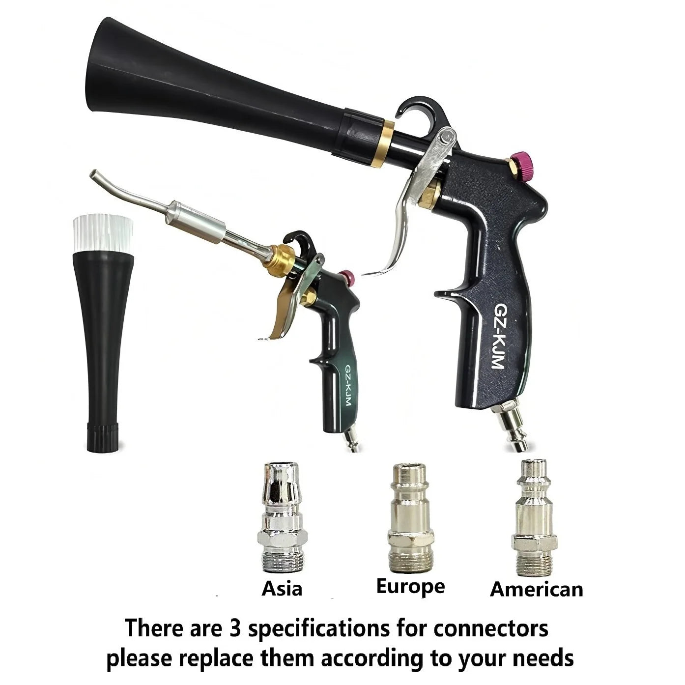 Air Blow Gun Car Interior Cleaning Gun High Pressure Car Detailing Cleaning Tool Quickly Blasts Dirt and Dust from Surface