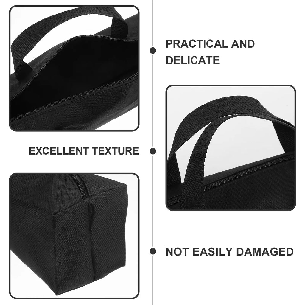 Grill Tool Storage Bag Waterproof Oxford Fabric Outdoor Bbq Utensil Organizer Compact Lightweight for Camping Picnic Grilling