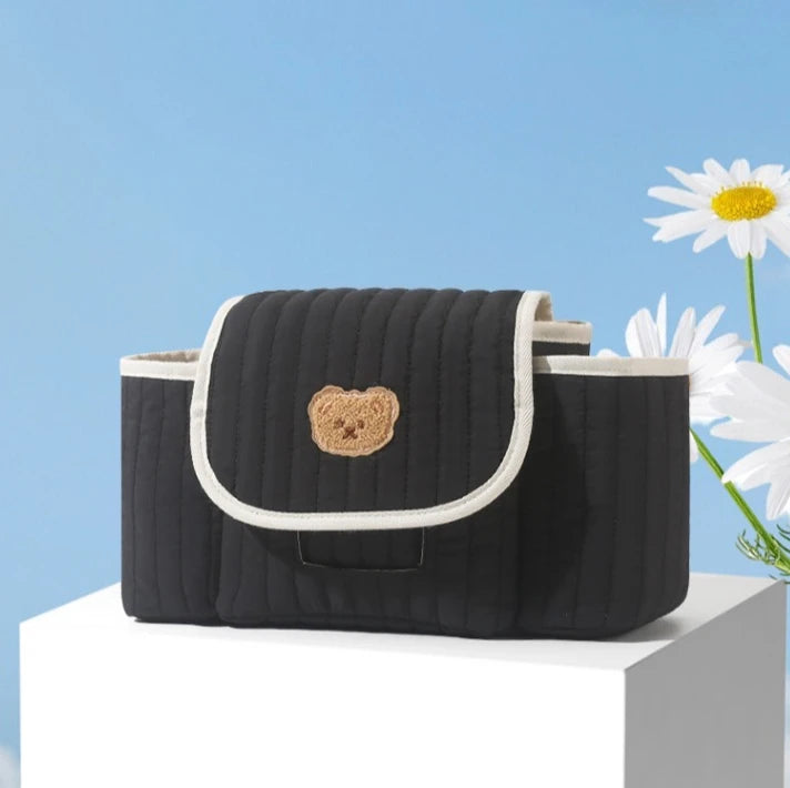 Bear Baby Diaper Bag Newborn Milk Bottle Holder Bags Mummy Storage Bag for Baby Stuff Collection Stroller Accessories Baby Care