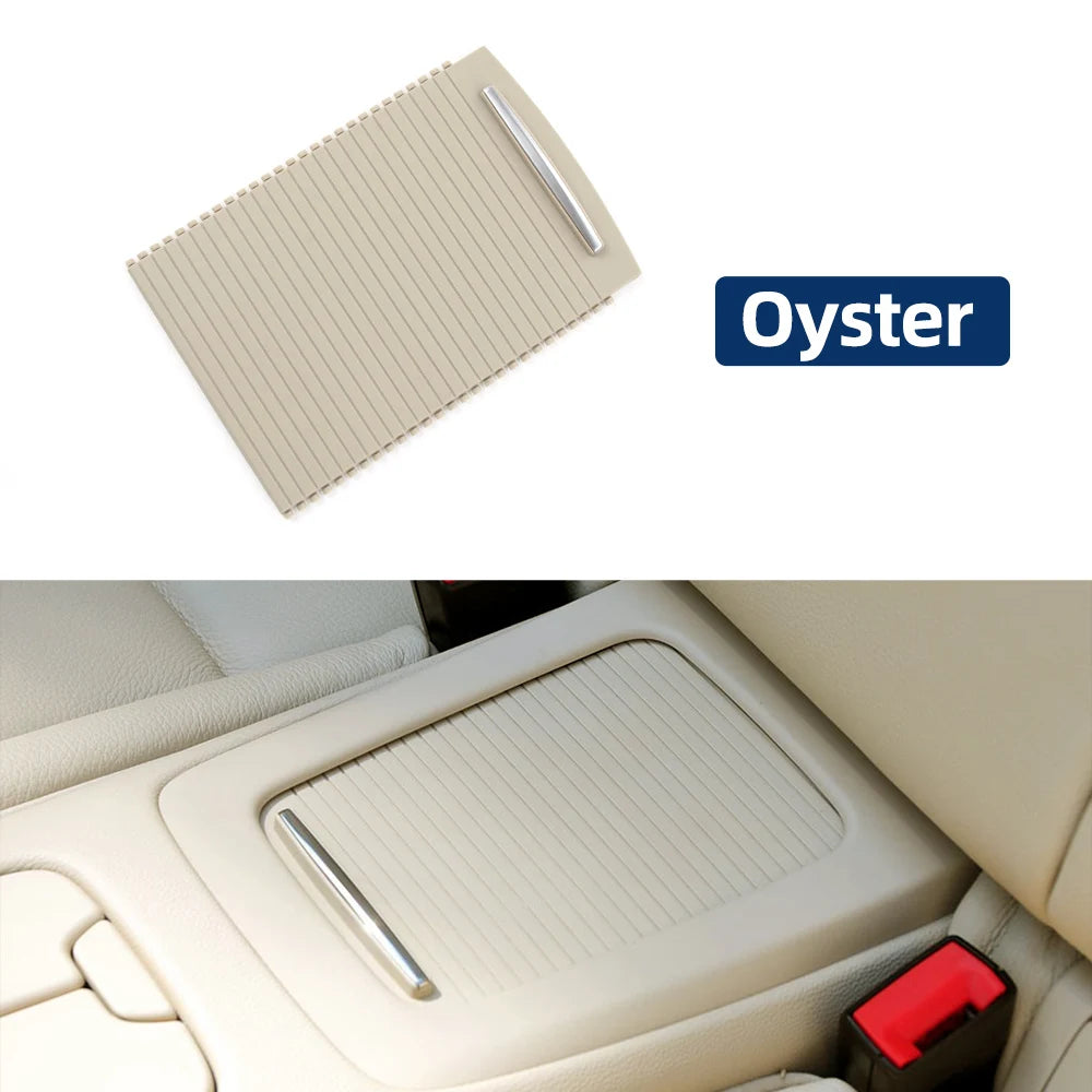 Car Rear Seat Storage Box Roller Blind Cover For BMW E90 E92 E93 328i 335i 05-12 Water Cup Holder Curtain Interior Accessories